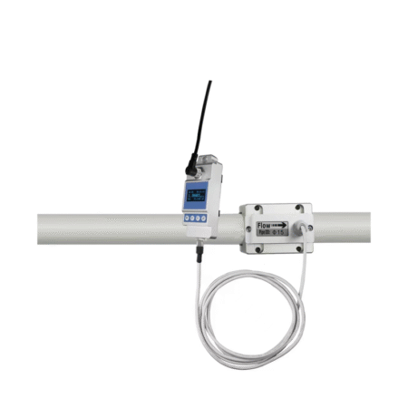 Clamp on ultrasonic flow meter