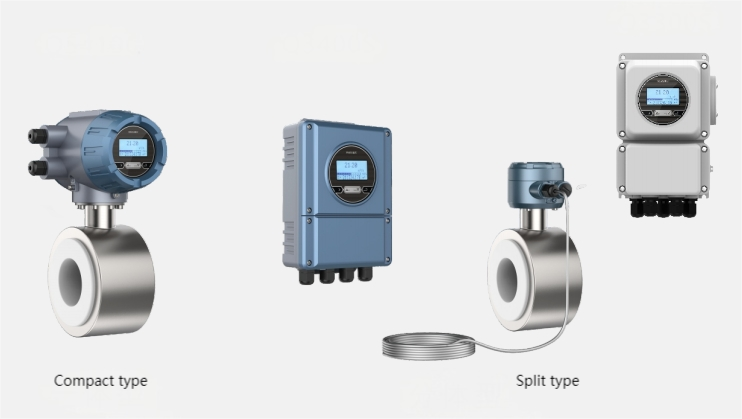 Wafer_style_connection_electro_magnetic_flow_meter